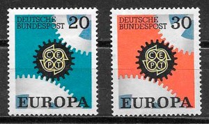 filatelia colección Tema Europa Alemania 1967