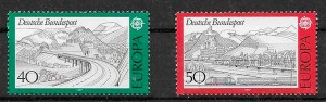 filatelia Alemania Tema Europa 1977