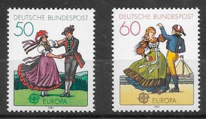 filatelia colección Tema Europa Alemania 1981