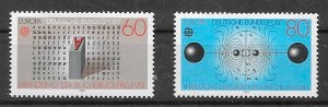 colección sellos tema Europa Alemania 1983