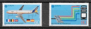 sellos Tema Europa Alemania 1988