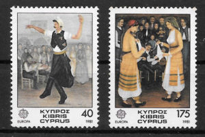 filatelia colección Europa Chipre 1981