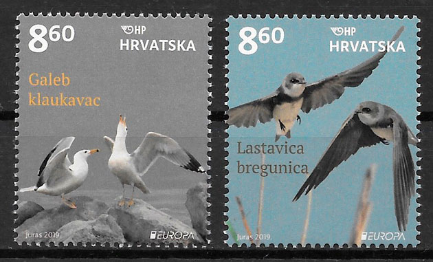 sellos Europa Croacia 2019
