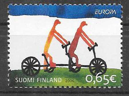 sellos filatelia Tema Europa Finlandia 2006