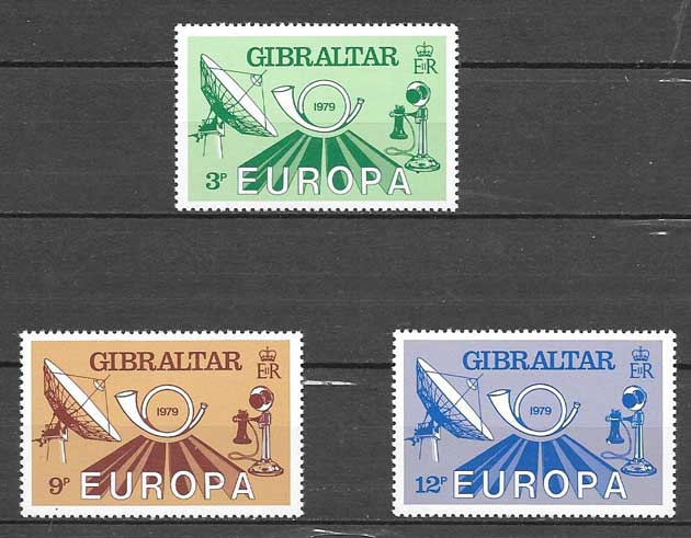 Filatelia Tema Europa Gibraltar 1972