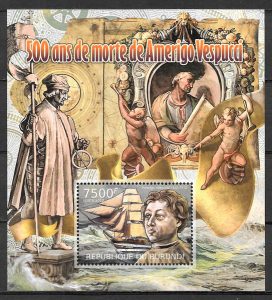 sellos personalidad Burundi 2012