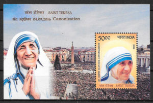 colección sellos personalidad India 2016