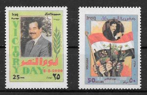 colección sellos personalidades Iraq 2000