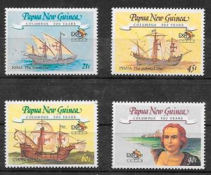 filatelia transporte Papua y Nueva Guinea 1992