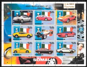 coleccion sellos transporte Somalia 1999
