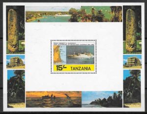 filatelia transporte Tanzania 1984