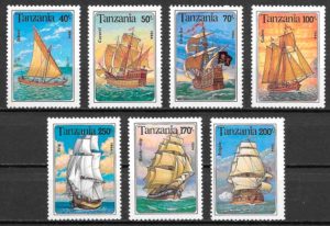 filatelia coleccion transporte Tanzania 1994