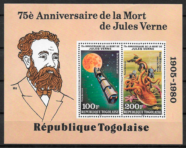 sellos personalidad Togo 1980