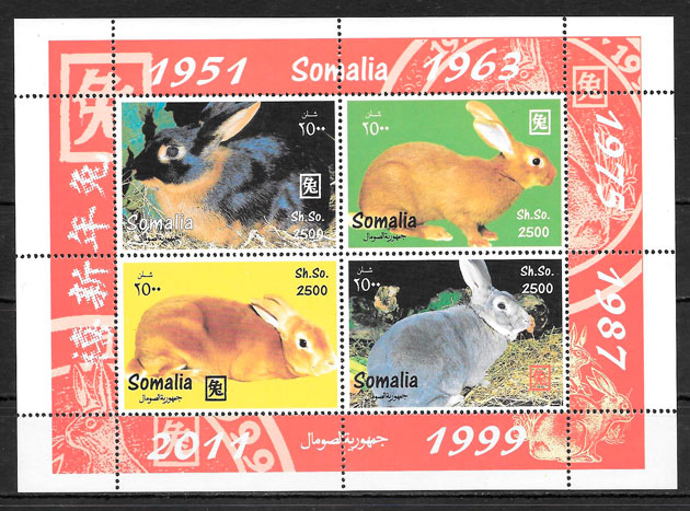 selos ano lunar 1999 Somalia