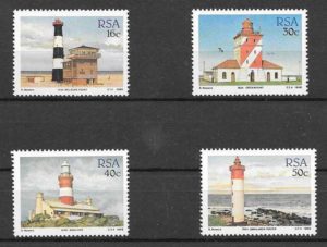 filatelia faros Africa del Sur