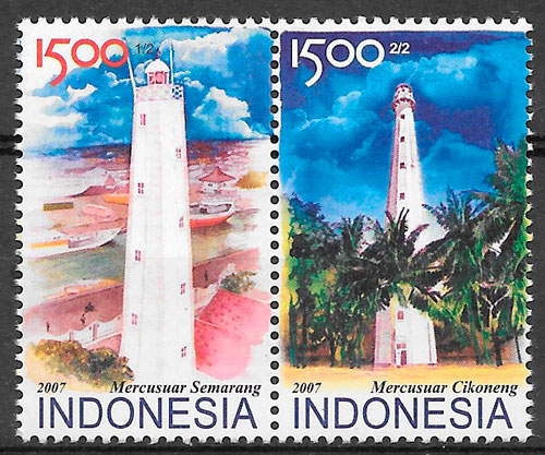 sellos faros indonesia 2007