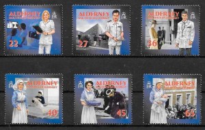 colección filatelia temas varios Alderney 2001