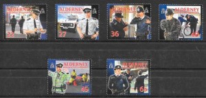 filatelia colección temas varios Alderney 2003
