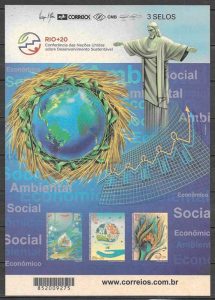 filatelia temas varios brasil 2012