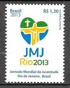filatelia colección temas varios Brasil 2013