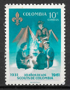 filatelia temas varios Colombia 1961