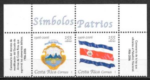 sellos varios temas Costa Rica 2006