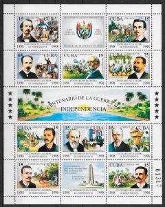 filatelia colección temas varios Cuba 1998