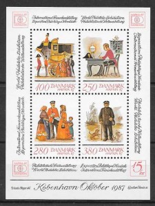 colección sellos temas varios Dinamarca 1986