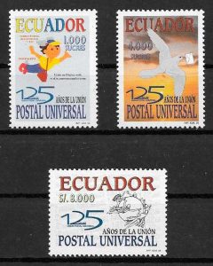 colección sellos temas varios Ecuador 1999
