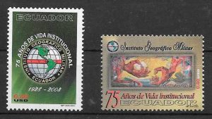 colección sellos temas varios Ecuador 2003