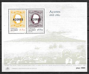 sellos temas varios Azores 1980