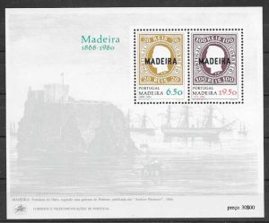 filatelia temas varios Madeira 1980
