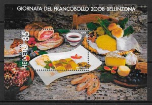 filatelia coleción temas varios Suiza 2008