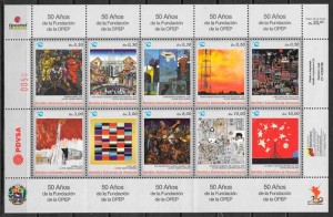 colección sellos arte venezuela 2010