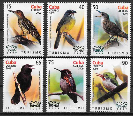 filatelia coleccion fauna Cuba 2008