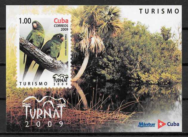 sellos fauna Cuba 2009