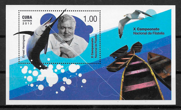 colección sellos fauna Cuba 2013