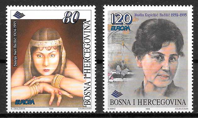 filatelia coleccion Europa Bosnia Hercegovina 1996