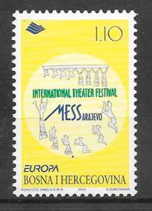 sellos tema Europa Bosnia Hercegovina