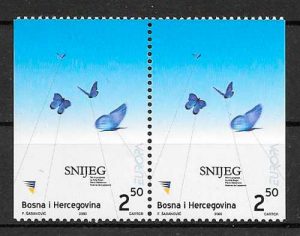 filatelia colección tema Europa Bosnia Herzegovina 2003