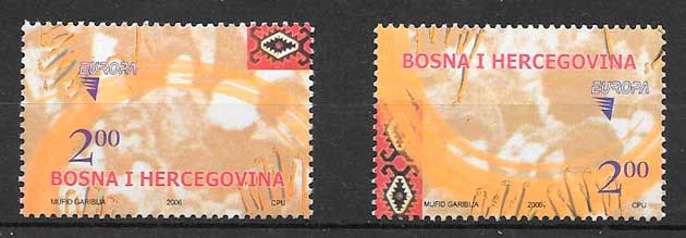 sellos tema Europa Bosnia Herzegovina 2006