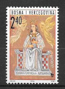 sellos tema Europa Bosnia Herzegovina- Herceg Bosna 1996