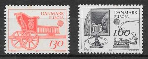 filatelia tema Europa Dinamarca 1979