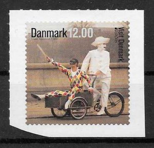 colección sellos tema Europa Dinamarca 2012