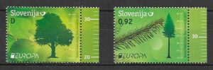 filatelia colección tema Europa Eslovenia 2011
