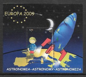 colección sellos Tema Europa Kosovo 2009