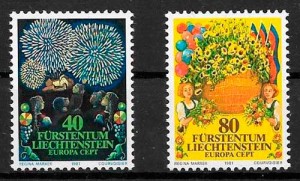 colección sellos tema Europa 1985