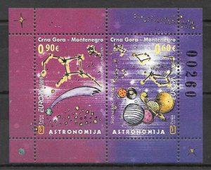 filatelia tema Europa Montenegro 2009