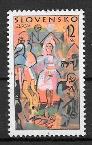 filatelia colección tema Europa Eslovaquia 1998