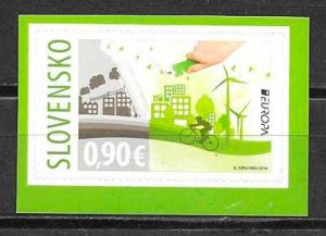 filatelia tema Europa Eslovaquia 2016